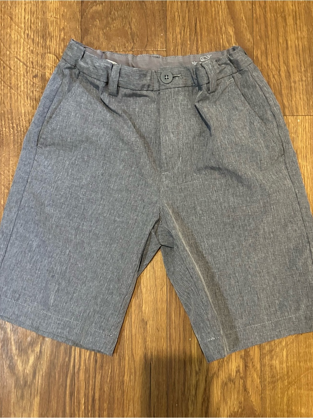 Vineyard Vines Gray Flat-Front Boys Shorts size 12